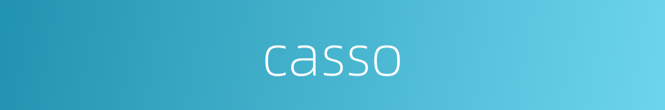 casso的同义词