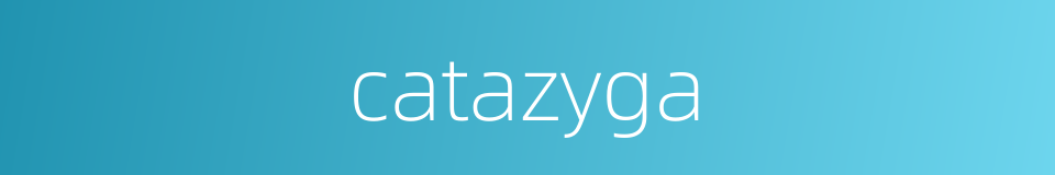 catazyga的同义词