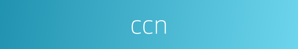 ccn的同义词