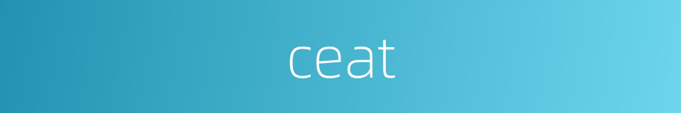ceat的同义词