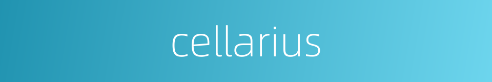 cellarius的同义词