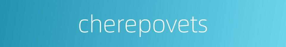 cherepovets的同义词