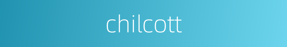 chilcott的同义词