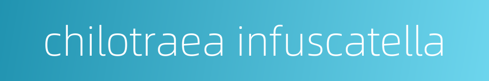 chilotraea infuscatella的同义词