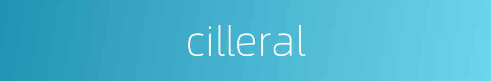 cilleral的同义词