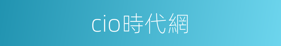 cio時代網的同義詞