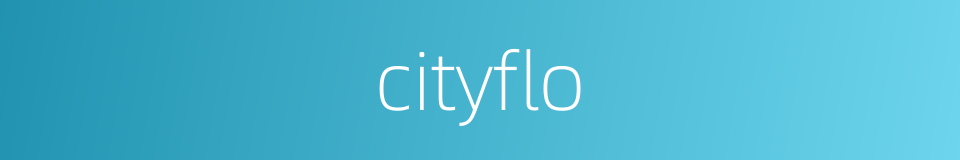 cityflo的同义词