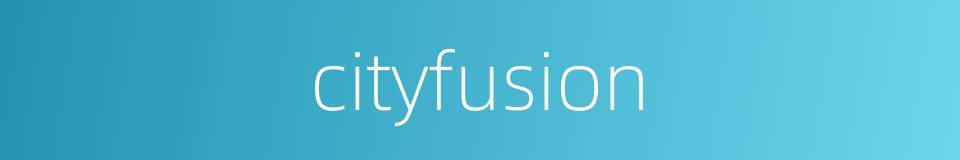 cityfusion的同义词