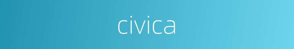 civica的同义词