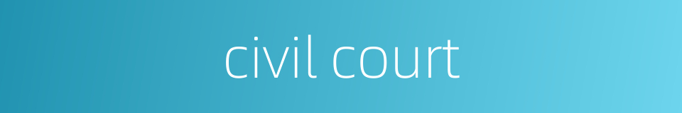 civil court的同义词