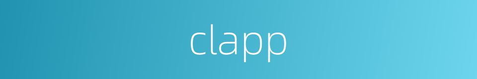 clapp的同义词