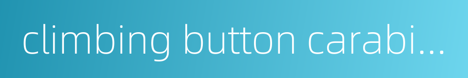 climbing button carabiner的同义词