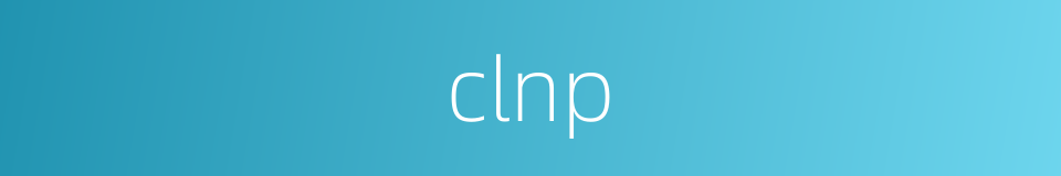 clnp的同义词
