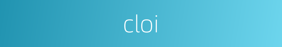 cloi的同义词