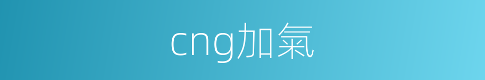 cng加氣的同義詞