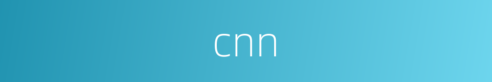 cnn的同义词