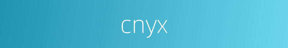cnyx的同义词