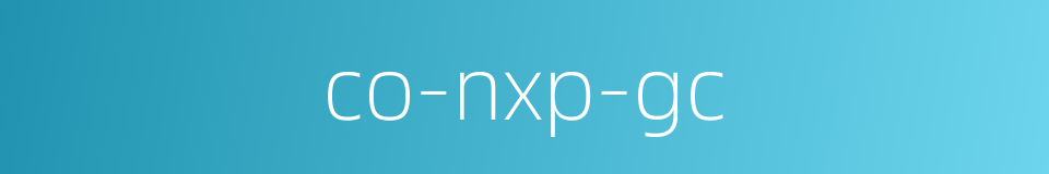 co-nxp-gc的同义词