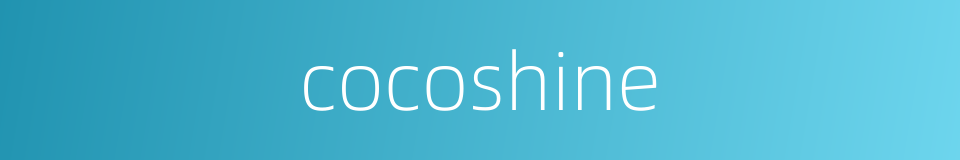 cocoshine的同义词