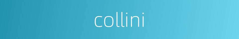 collini的同义词