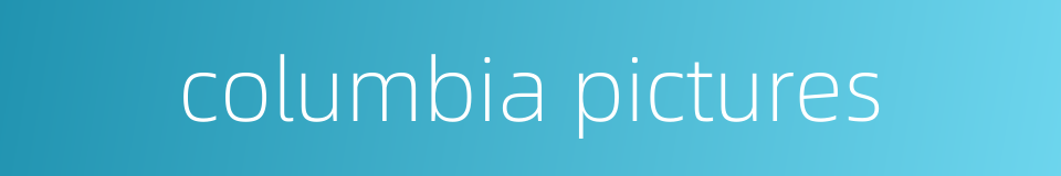 columbia pictures的同义词