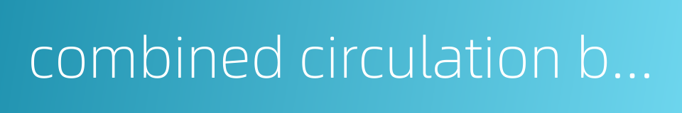 combined circulation boiler的同义词