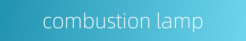 combustion lamp的同义词