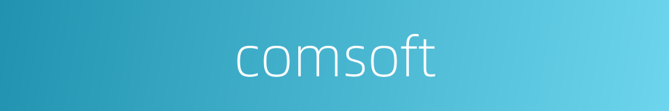 comsoft的同义词