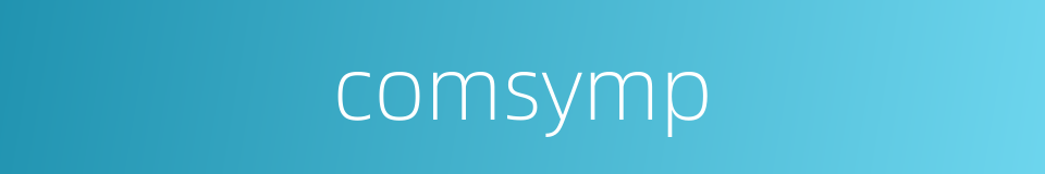 comsymp的同义词
