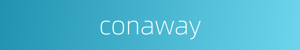 conaway的同义词