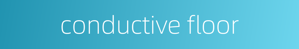 conductive floor的同义词