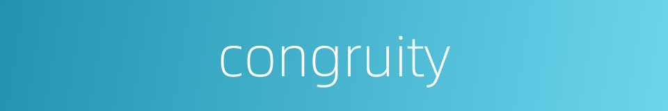 congruity的同义词