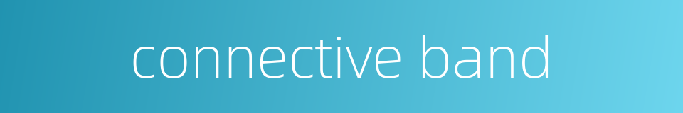 connective band的同义词