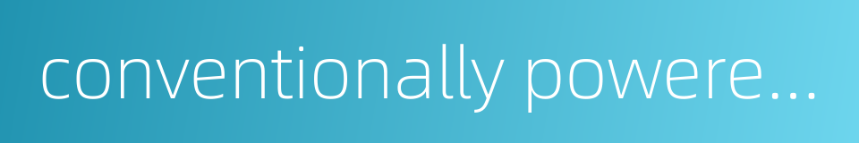 conventionally powered submarines的同义词