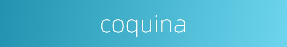 coquina的同义词
