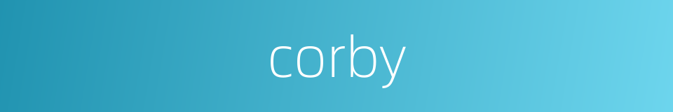 corby的同义词