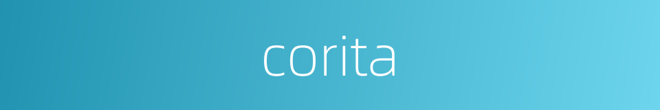 corita的同义词