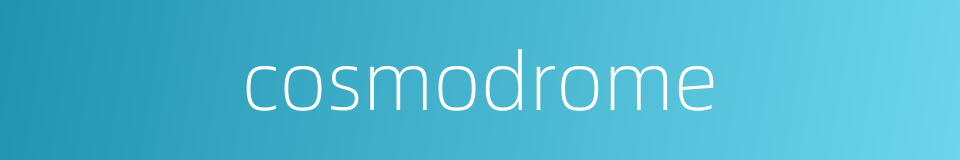 cosmodrome的同义词