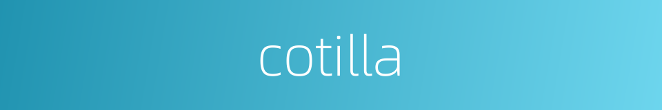 cotilla的同义词