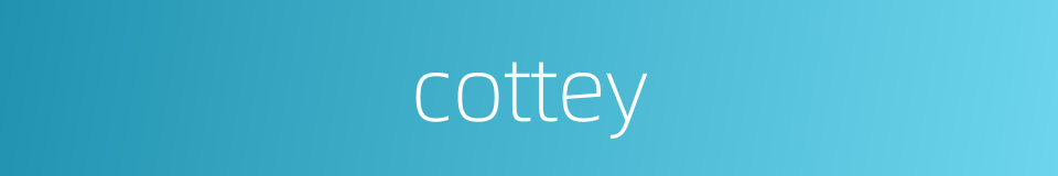 cottey的同义词