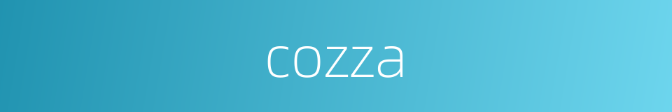 cozza的同义词