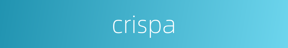 crispa的同义词