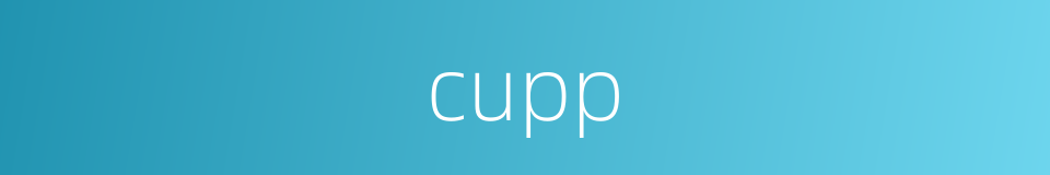 cupp的同义词