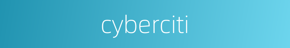 cyberciti的同义词