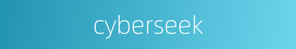 cyberseek的同义词