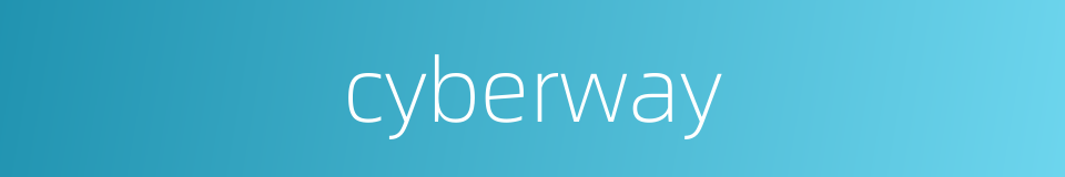 cyberway的同义词