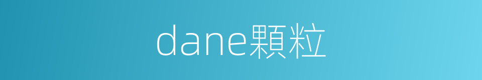 dane顆粒的同義詞