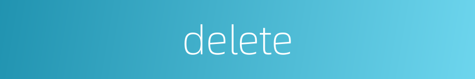 delete