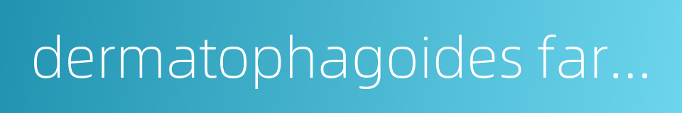 dermatophagoides farinae的同义词
