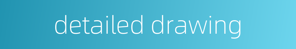 detailed drawing的同义词